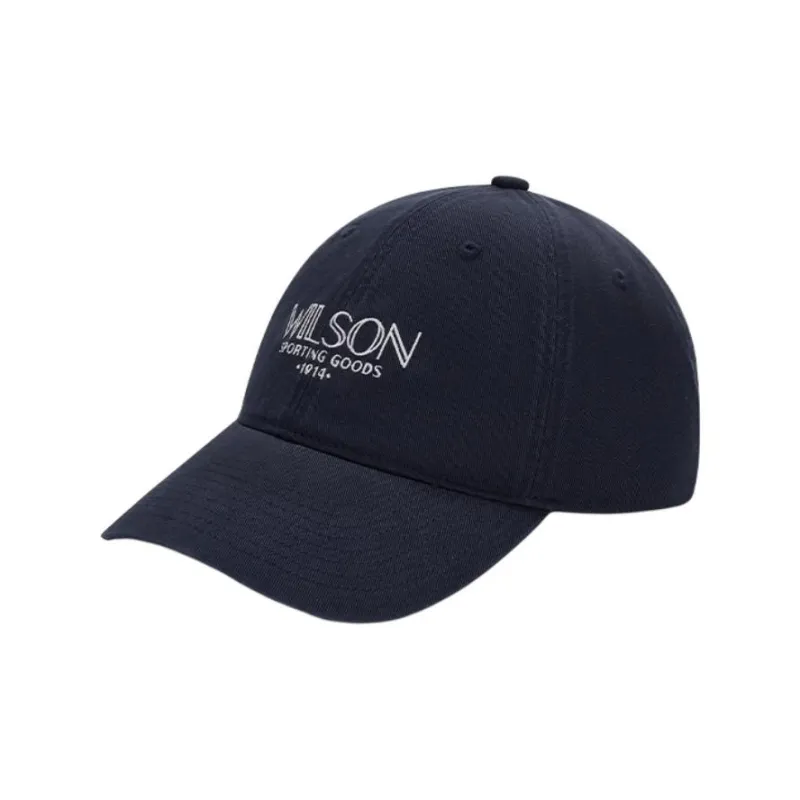Wilson Cotton Baseball Caps Unisex Marine Blue-0