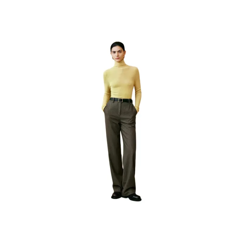 INSUN Cashmere Sweaters Women's Light Yellow-1