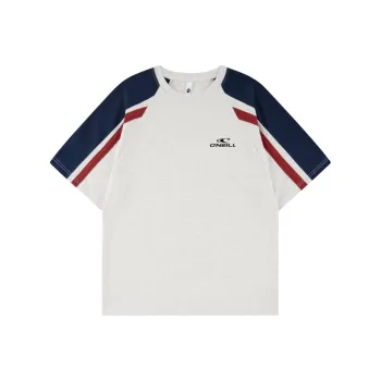 O'Neill T Shirts Unisex White Gray
