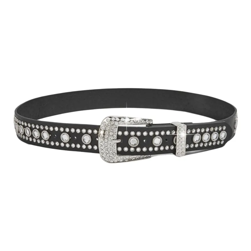 JEANSWEST PU Leather Belts Women's 3.5CM-0
