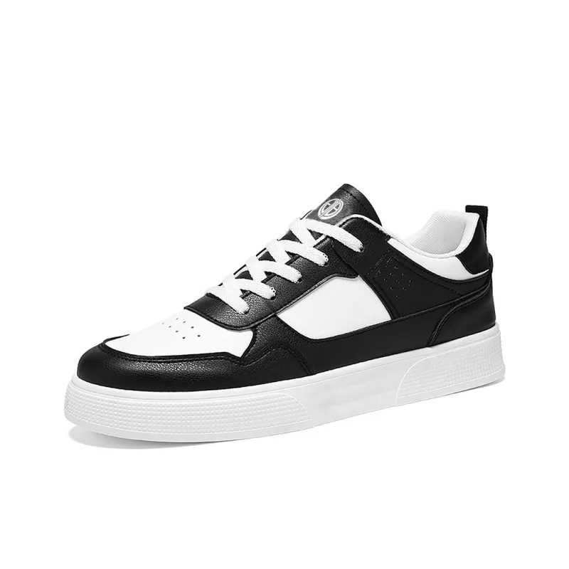 Yi Jiabao Slip Resistant Shock Absorbers With Abrasion Resistant Properties Low Top Skateboard Shoes Men's-1