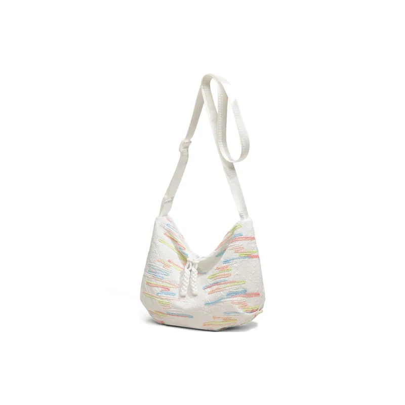 COMELY Fabric Shoulder Bag, Crossbody Bag Regular Women's Ecru-1