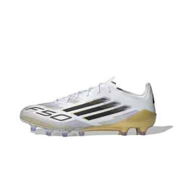 Adidas PREDATOR LEAGUE Anti Slip Wear Resistant Soccer Shoes Unisex White Gold