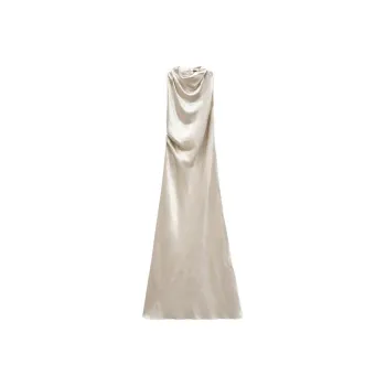 INSUN Sleeveless Dresses Women's Cream White