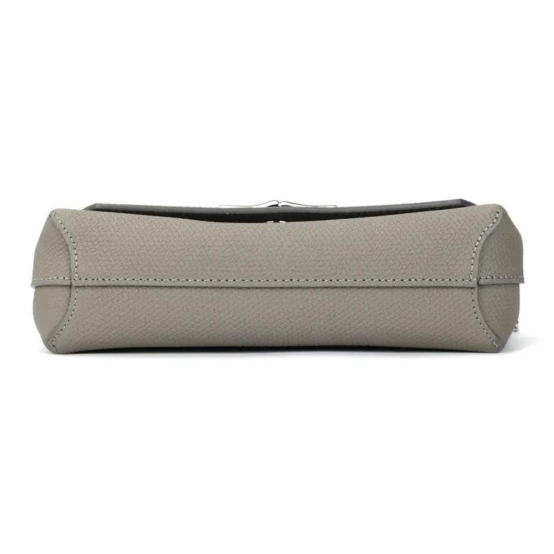 LONGCHAMP Roseau Cow Leather Shoulder Bag, Crossbody Bag Women's Beige-3