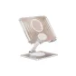 [Moon White]Transparent Acrylic | 360° Rotating | Cut-Out Heat Dissipation