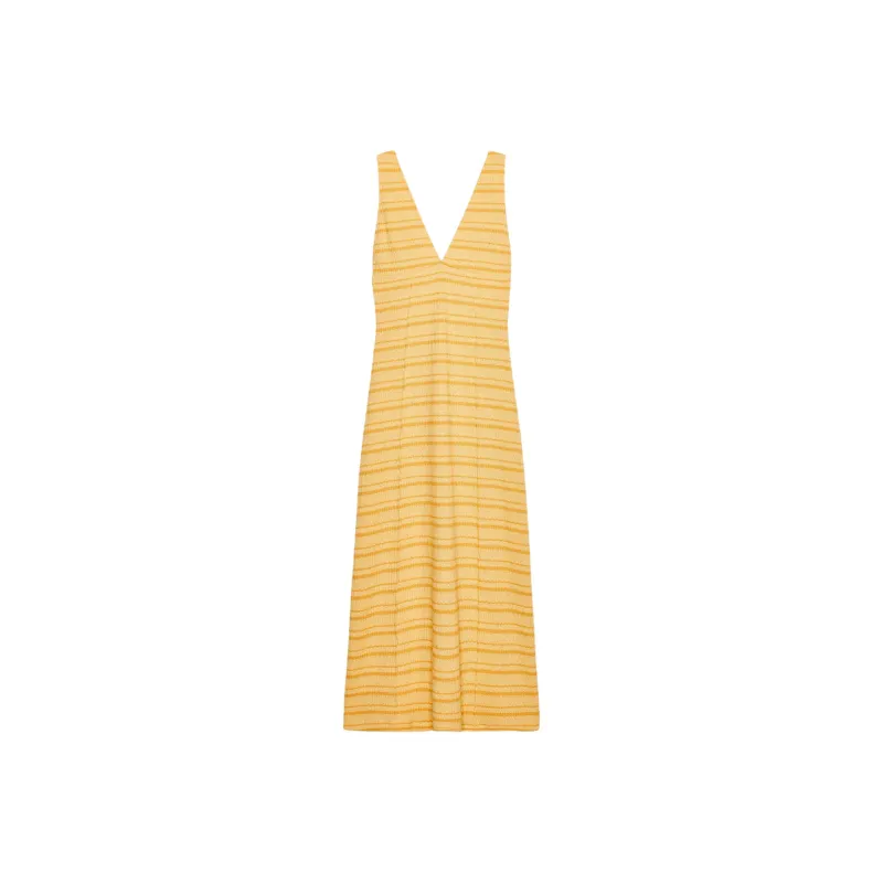 ZARA Sleeveless Dresses Women's Orange/Yellow-0
