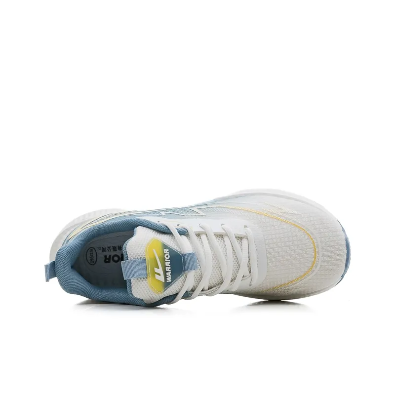 WARRIOR Running Shoes Men Mid Top Beige, Light Blue, Yellow-2
