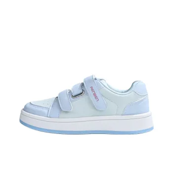 RENBEN Non slip Lightweight Low Top Skateboard Shoes Women's Light Blue