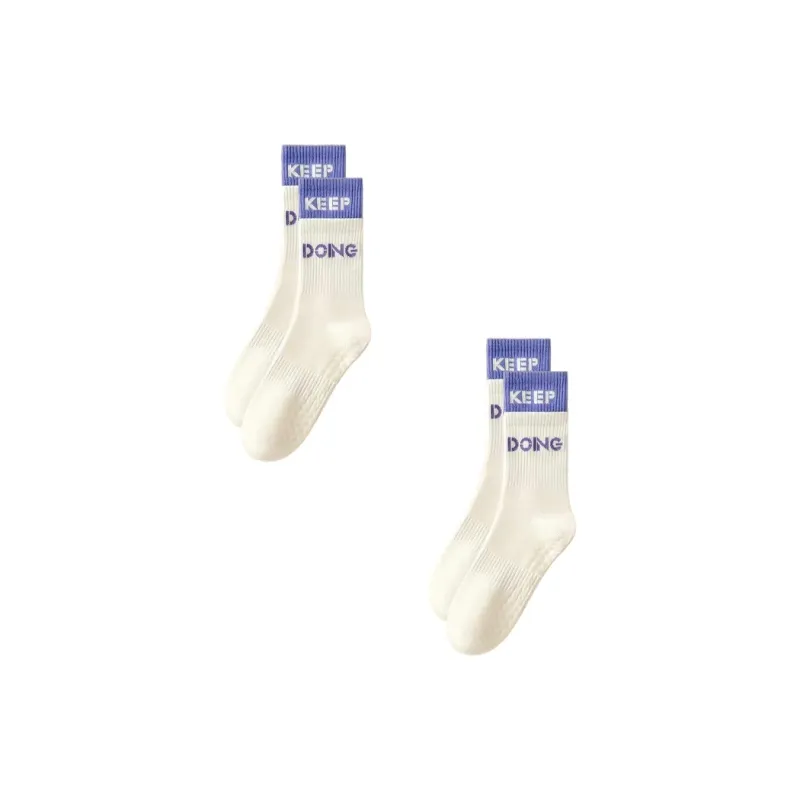 TLXT Mid Calf Socks Unisex Combo Set-3