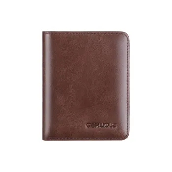Gorora Top Grain Cow Leather Wallet Men's Multicolor