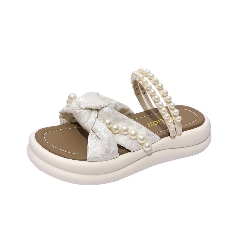 WUJI Rubber Sole Slip Resistant Odor Resistant Slide Slippers Women's-0