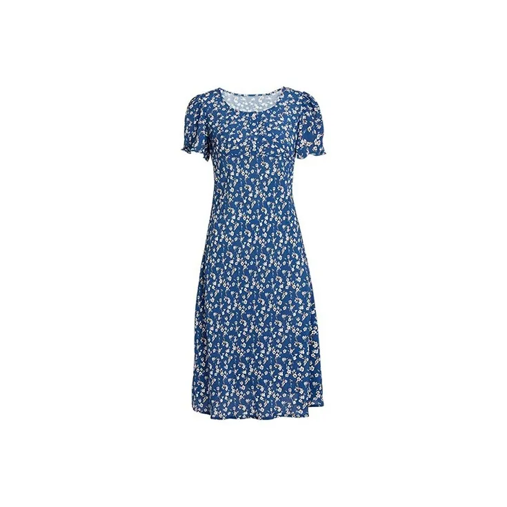 HDFULERN Short Sleeved Dress Women's-0