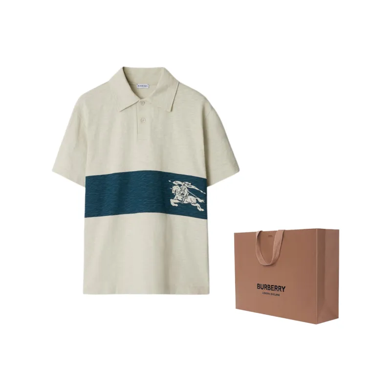 Burberry Ekd Striped Polo Shirt-6