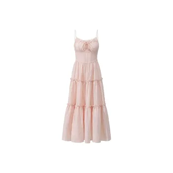 AURORA MUSE Slip Dresses Women's Pink