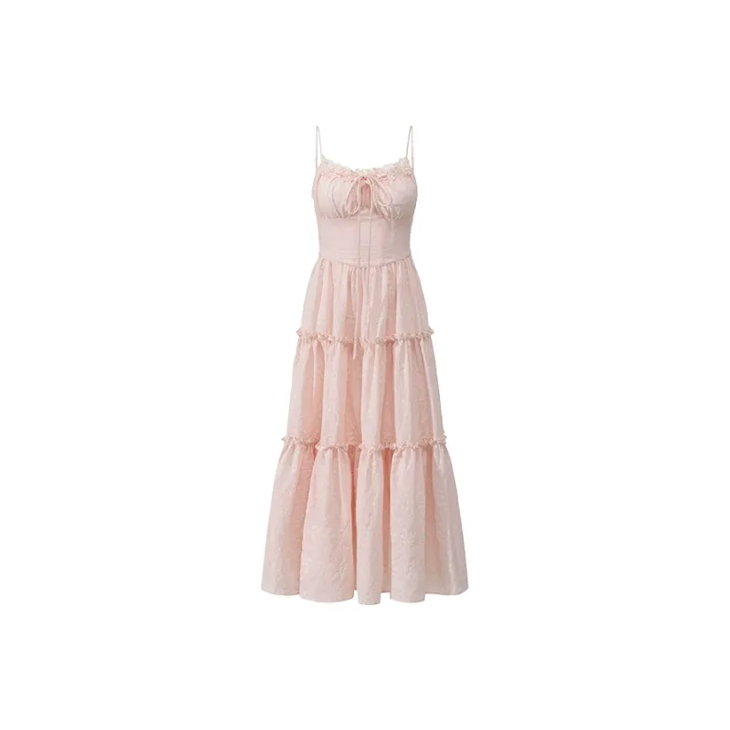 AURORA MUSE Slip Dresses Women's Pink-0