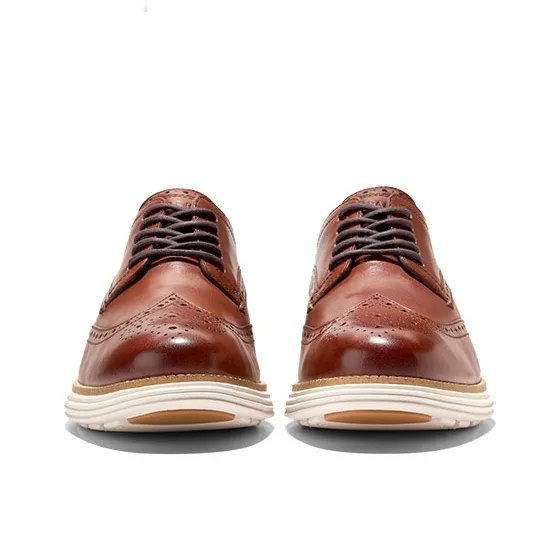 COLE HAAN Dress Shoes Men's Shiny Brown Box-3