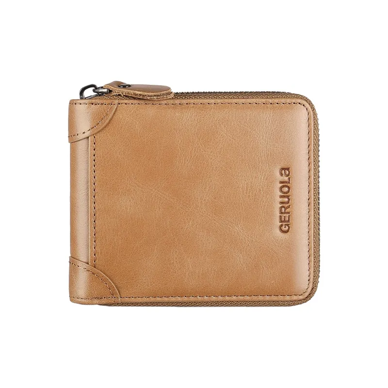 Gorora Top Grain Cow Leather Wallet Men's Multicolor-2