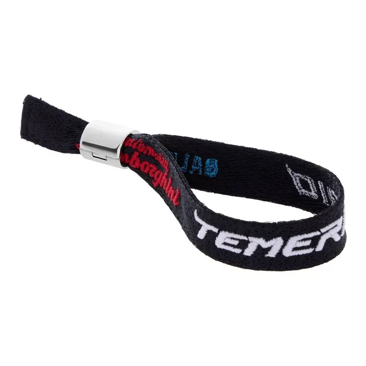 Balenciaga x Automobili Lamborghini X Temerario Polyester Wristbands Unisex Black-1