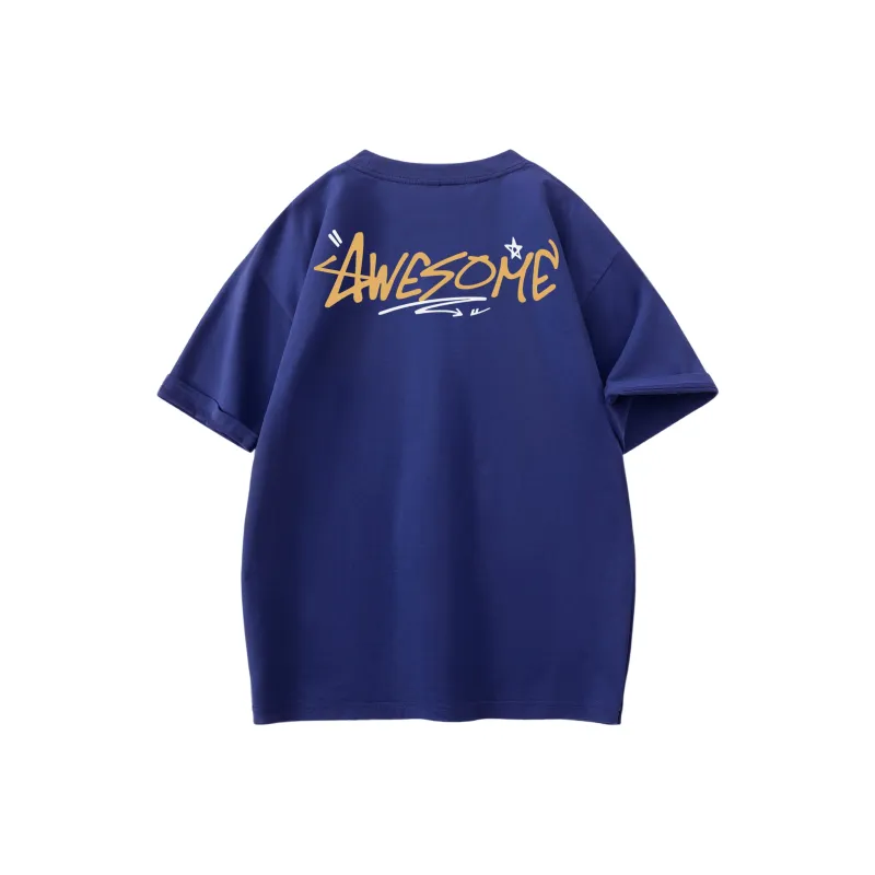 Warrior Huichao Riding The Wind Collection Drop Shoulder Sleeve T Shirt Women's-20