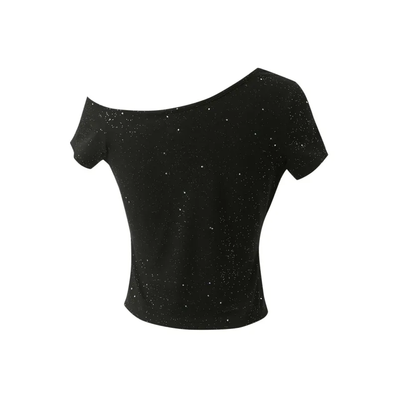 3COLOUR T Shirts Women's Classic Black-1