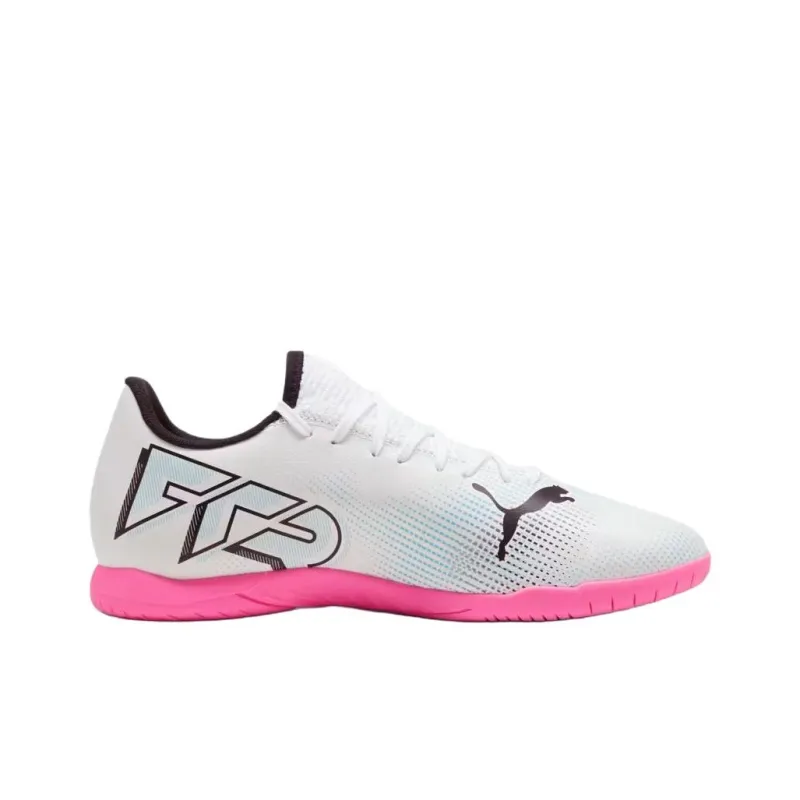PUMA FUTURE 7 PLAY Anti Slip Wear Resistant Soccer Shoes Men's White-1