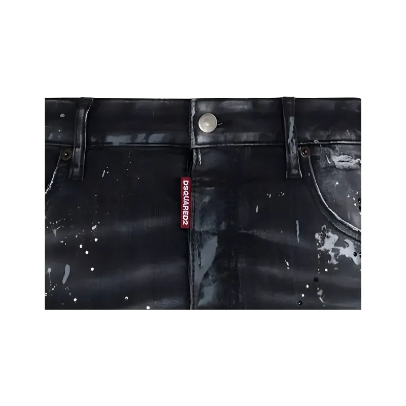 DSQUARED 2 Midnight Wash Skater Jeans-5