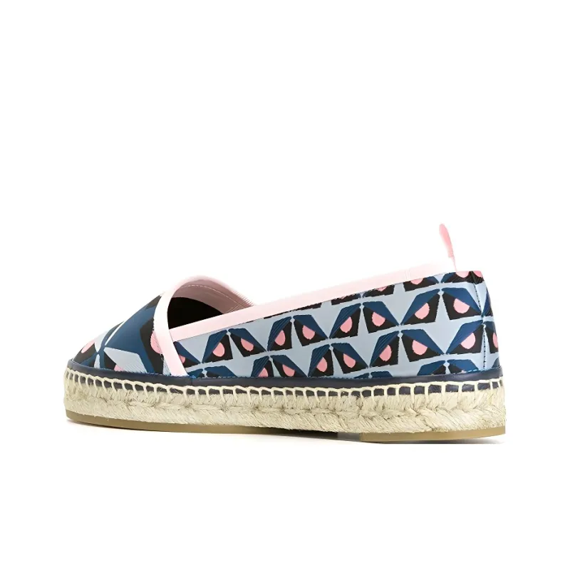 FENDI Flat Shoes Women's Blue Black-2