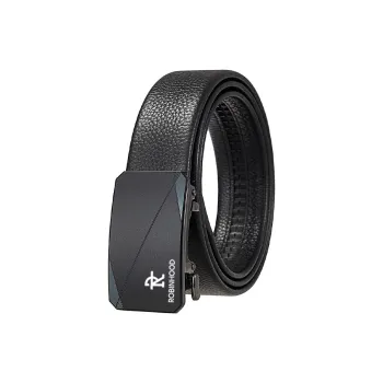 ROBINHOOD Top Grain Cow Leather Belts Men's Width 3.5CM