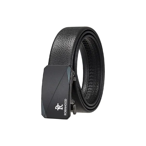 ROBINHOOD Top Grain Cow Leather Belts Men's Width 3.5CM