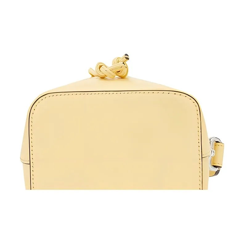 FENDI Mon Tresor Calfskin Bucket Bag, Shoulder Bag, Crossbody Bag, Handbag Mini Women's Yellow-4