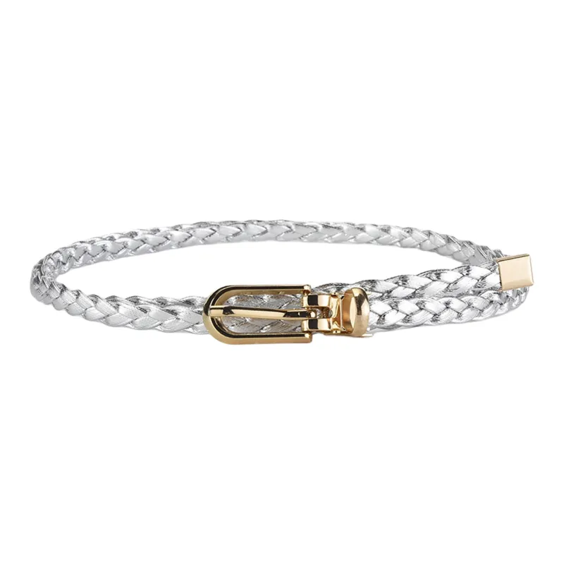 JEANSWEST PU Leather Belts Women's 0.8CM-8
