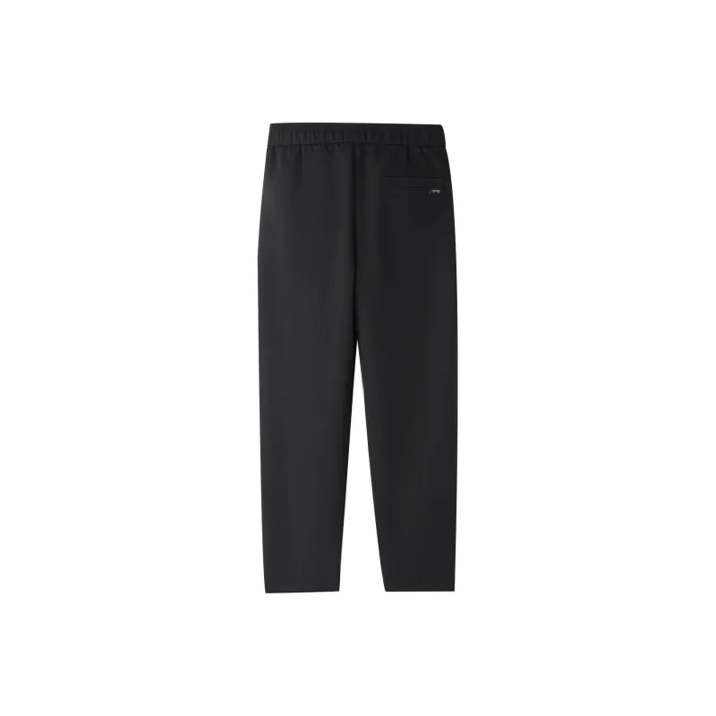 HLA Casual Pants Men Black Stripes R8-1
