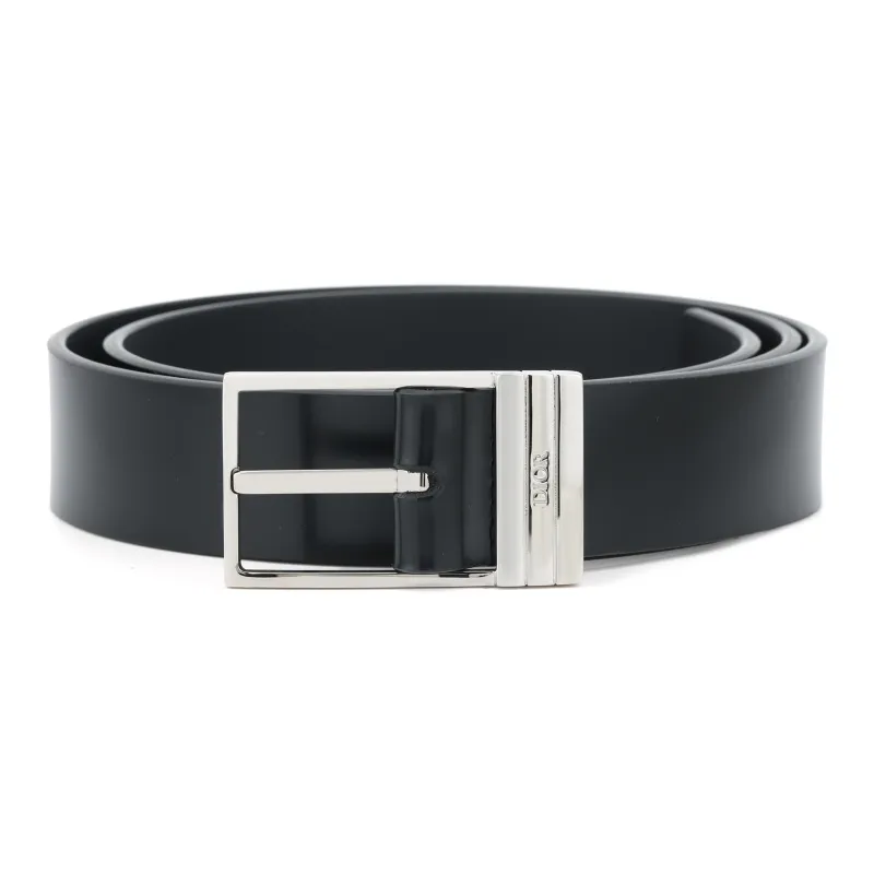 DIOR Cow Leather Belts Men's Black 3cm-0