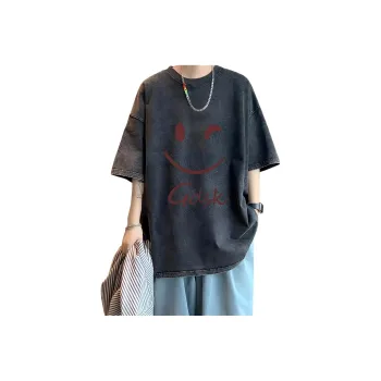 Wooden Rabbit T Shirts Men Black