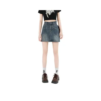 YINLEI Denim Short Skirts Women's
