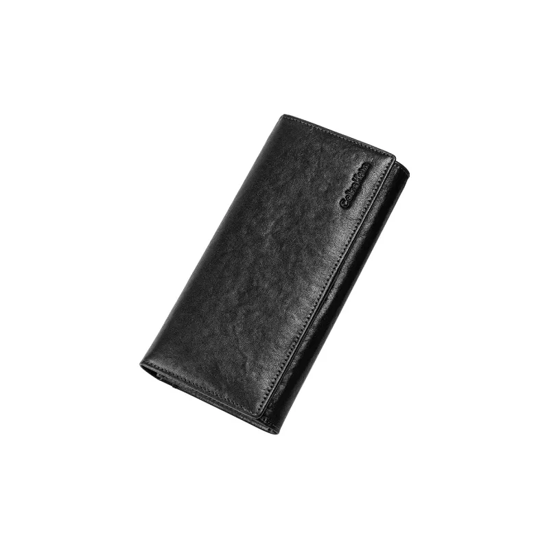 COLINS KEIRS Top Grain Cow Leather Wallet Regular Men's Black-0