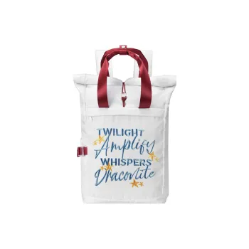 DRACONITE Polyester Backpack Unisex White