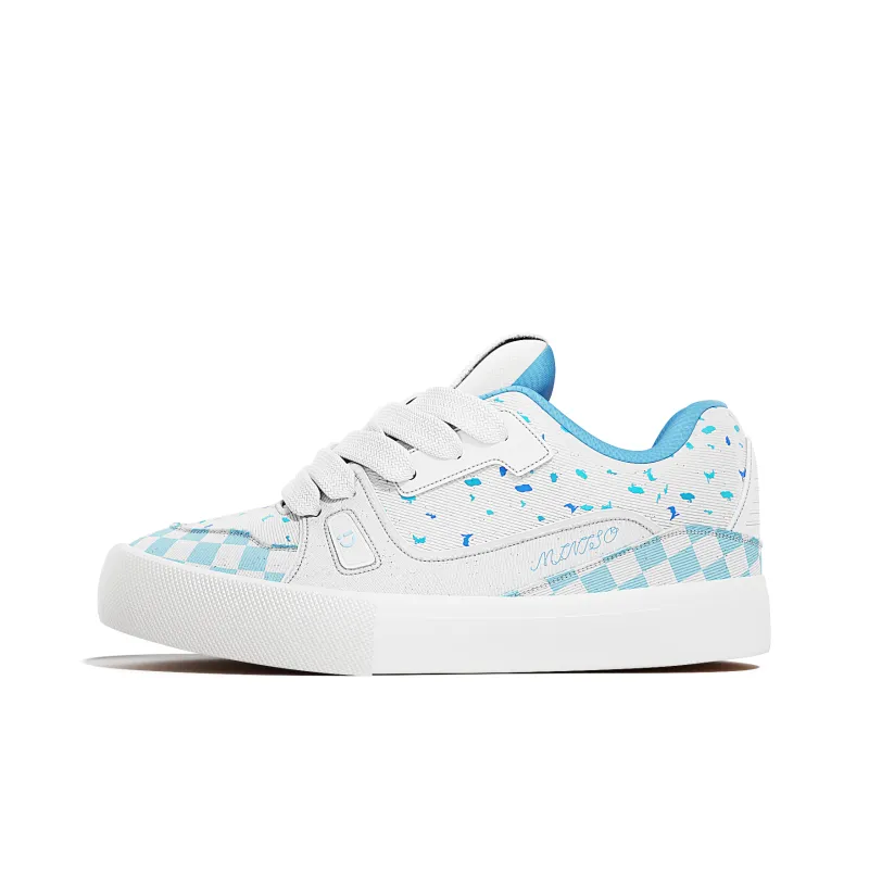 MINISO Skateboard Shoes Unisex Cheeses Blue-0