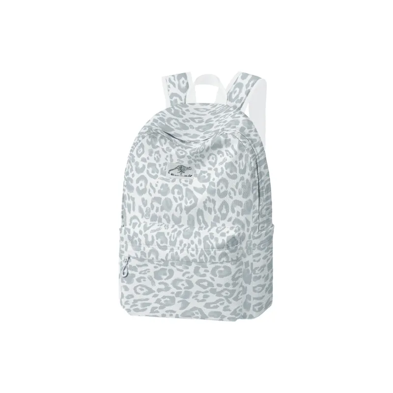 FINITE LOOP Recycled Polyester Backpack Unisex Gray-2