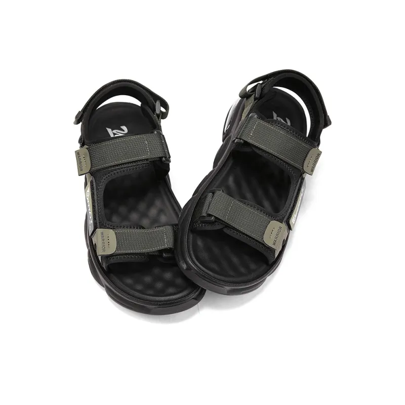 Warrior Beach Sandals Men's Army Green/Black-3