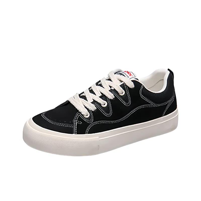 Meiretu Abrasion Resistant Slip Resistant Low Top Skateboard Shoes Men's-0