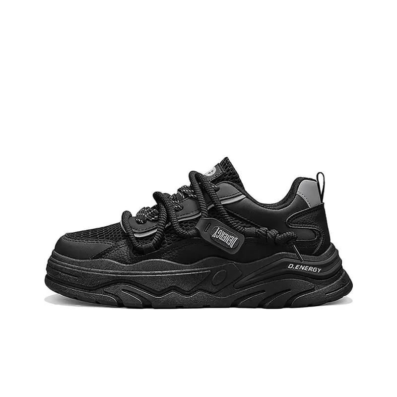 Yi Jiabao Slip Resistant Shock Absorbers With Abrasion Resistant Properties Low Top Skateboard Shoes Men's-0