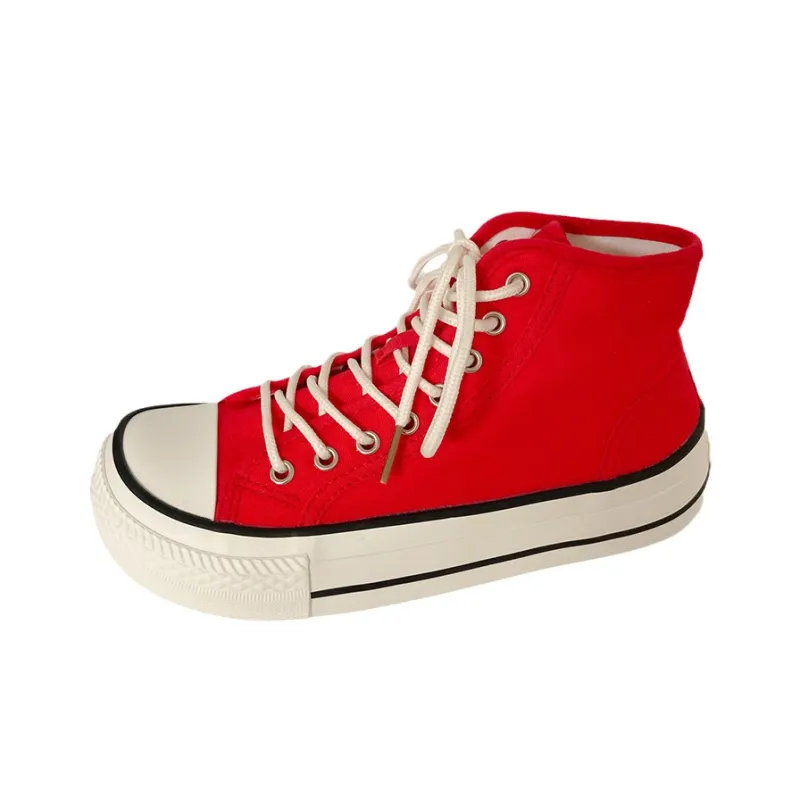 JimiXiong High Top Canvas Shoes Women's-9