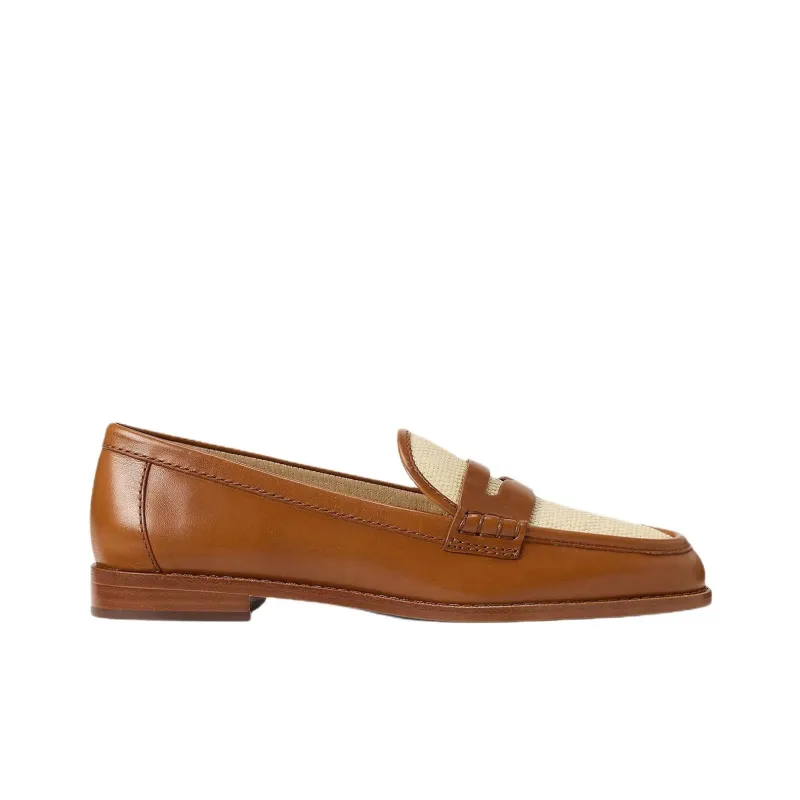 LAUREN RALPH LAUREN Wynnie Casual Single Shoes Women's Brown-1