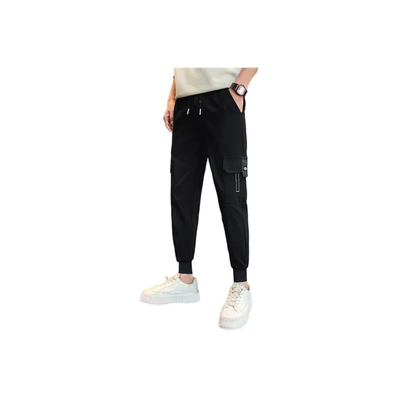 FRQ Casual Pants Unisex Black-0