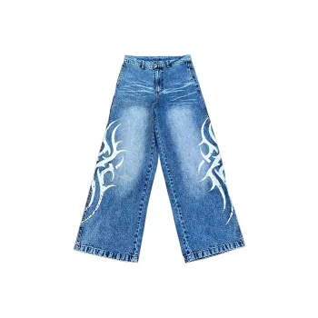 T IRA Jeans Unisex Vintage Blue Summer