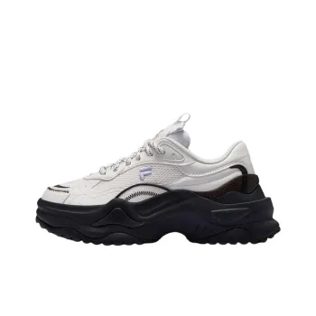 FILA FUSION BIANCO II Anti Slip Wear Resistant Low Top Casual Shoes Women's Fragrant Snow