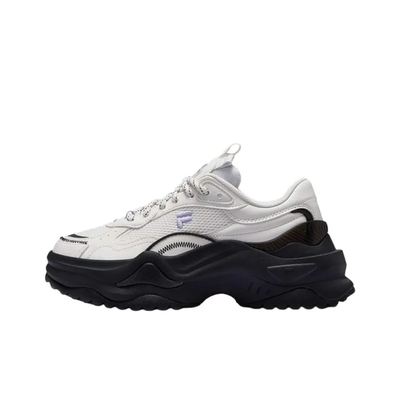 FILA FUSION BIANCO II Anti Slip Wear Resistant Low Top Casual Shoes Women's Fragrant Snow-0