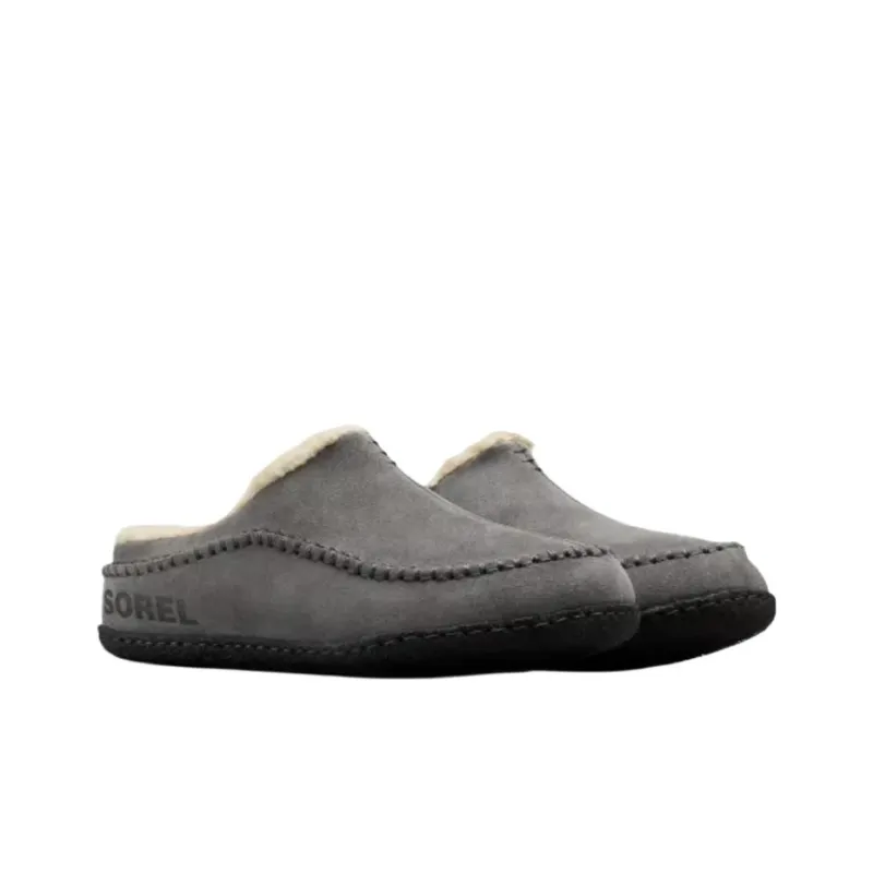 SOREL Slip Resistant Closed Toe Slippers Men's Gray-2